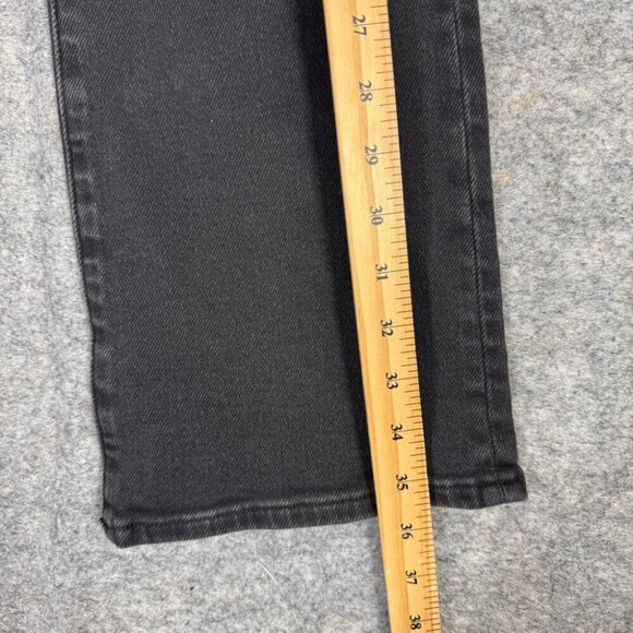 Madewell Mid Rise Kick Out Classic Black Jeans Stretchy Size 27 - Picture 6 of 14